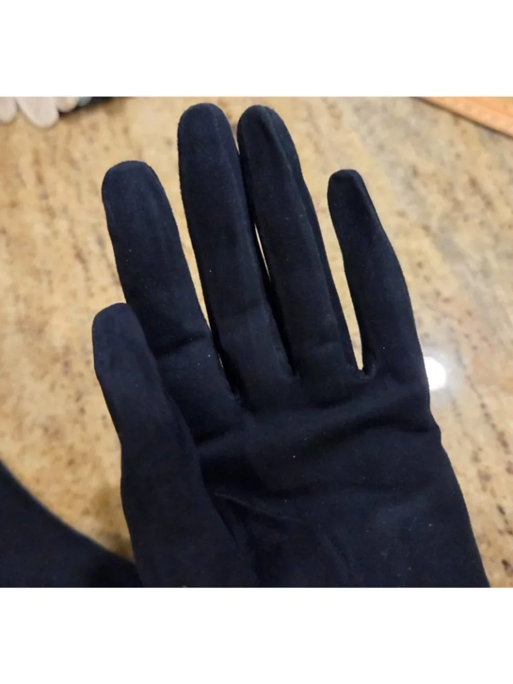 Vintage Womens Size M 7 Blue Suede Leather Formal 11